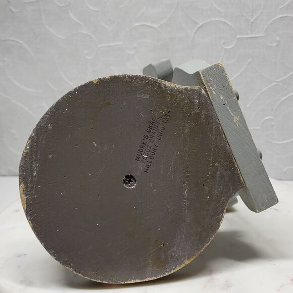 Vintage Moore's Craft Anthropomorphic Elephant Standing Paper Towel Holder Wood - Picture 13 of 16